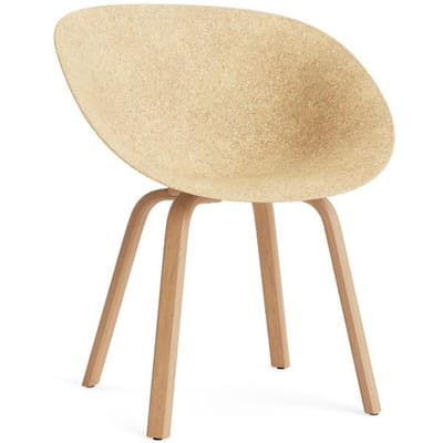 Normann Copenhagen Matte fauteuil Hout - hennep