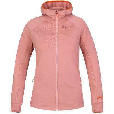 Hannah Eli Hoody Fleece Met Volledige Rits Roze 42 Vrouw