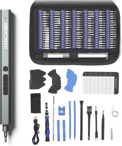 Draadloze Mini Elektrische Schroevendraaier 152-in-1 Set voor Precisie Onderhoud