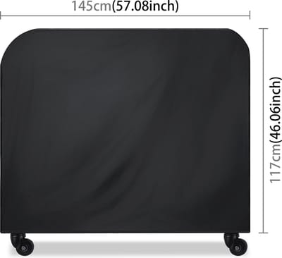 By Qubix - Universele BBQ hoes M - Barbecue Grill Hoes Cover - Afdekhoes - Zwart...