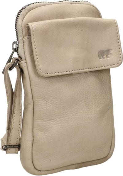 Bear Design Telefoontasje / Crossbodytas Dames - Leer - Igor - Beige