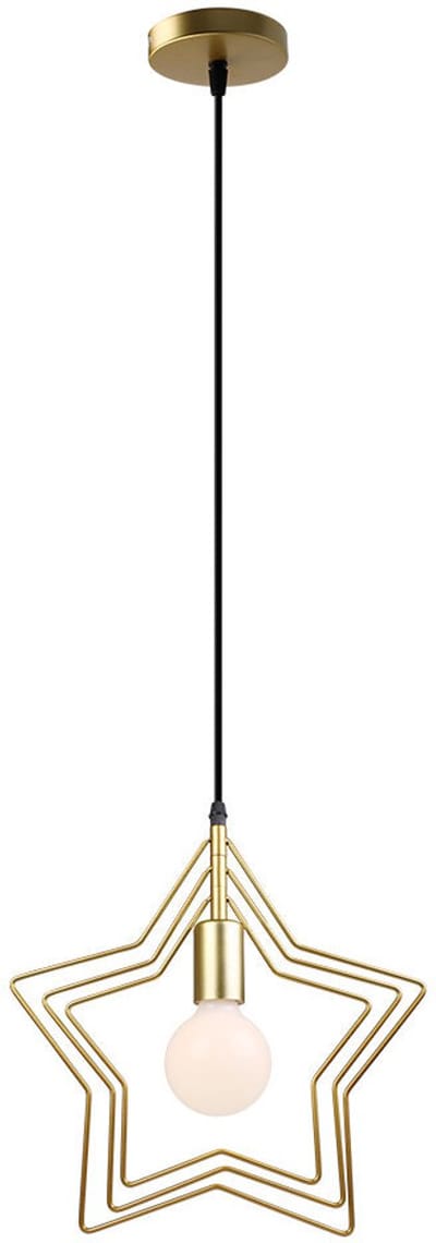 Hanglamp Moderne Stervorm Plafondlamp Kroonluchter voor Kinderkamer Slaapkamer Hal Goud