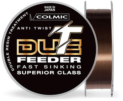Colmic T-due Feeder Fast Sinking Monofilament 600 M Goud 0.230 mm