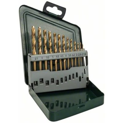 Bosch Accessories 2607019436 Promoline HSS Metaal-spiraalboorset 13-delig 1.5 mm, 2 mm, 2.5 mm, 3 mm, 3.5 mm, 4 mm, 4.5 mm, 4.8 mm, 5 mm, 5.5 mm, 6