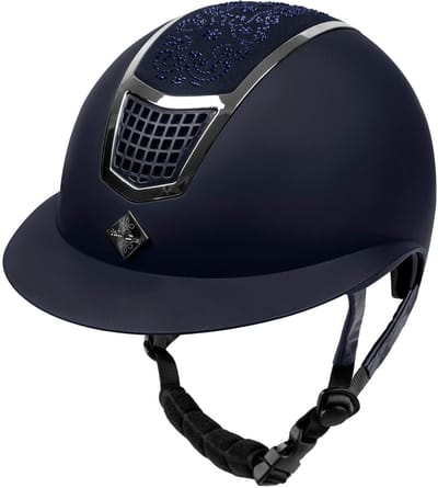 Fair Play Quantinum Chic W-V Rijhelm Brede Klep Blauw - L