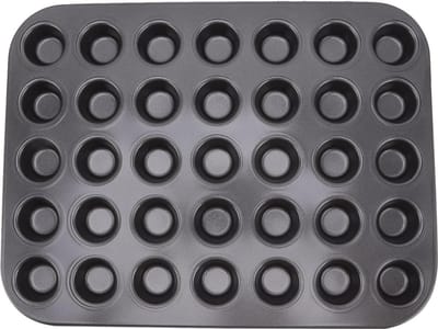 Mini-muffinpannen en Cupcakepan 35 Rasters Koolstofstalen Bakpannen met Antiaanbaklaag Muffin tin