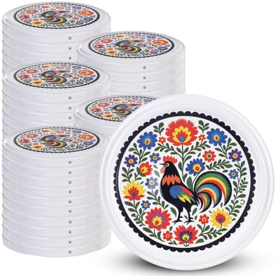 KADAX schroefdeksel TO82 voor potten van 82 mm – Twist-Off-vervangingsdeksels voor inmaak- en jam potten van 235-900 ml, luchtdicht en vaatwasmachinebestendig (Hahn, set van 50)