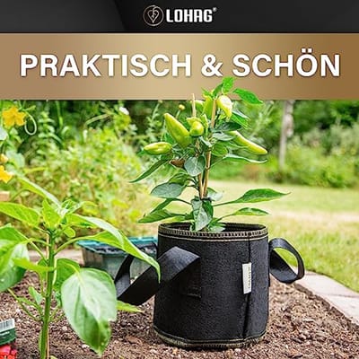 SnelShoppen - Fleece Plant Bag 3 Gallons - 12 Liter Tuinpotten - 3 Stuks - Lucht- en Waterdoorlatend - Gezonde Alternatief voor Planten - Aardappelzak