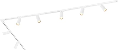 Ledvion - LED Railverlichting 3M + 7 Railspots (5W - 2700K - Wit - Dimbaar) - 1-Fase