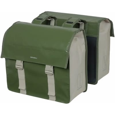Basil Urban Load Dubbele Fietstas - 48-53 Liter - Mosgroen
