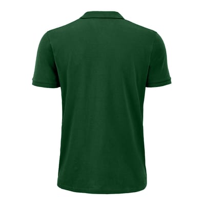 SOLS Heren Planet Pique Organisch Poloshirt (Bevroren groen)