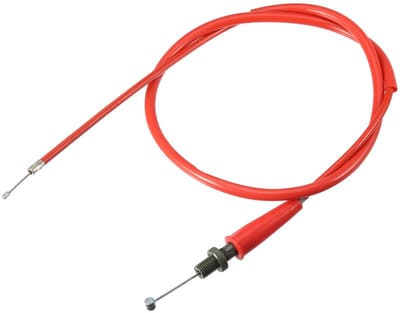 Dailygoods- Gaskabelset Universele Pasvorm - Vervanging Motorfiets - RVS - Duurzaam - 102cm Lengte - Eenvoudig te Installeren - Motorfiets Kabel