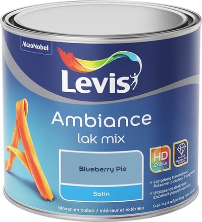Levis - Ambiance Lak Satin Mix - Blueberry Pie - Mengverf - 0,5 L