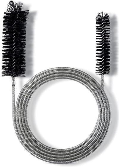 Flexibele Rioolontstopper Set RVS met Dubbele Roterende Nylon Borstels - 150 cm