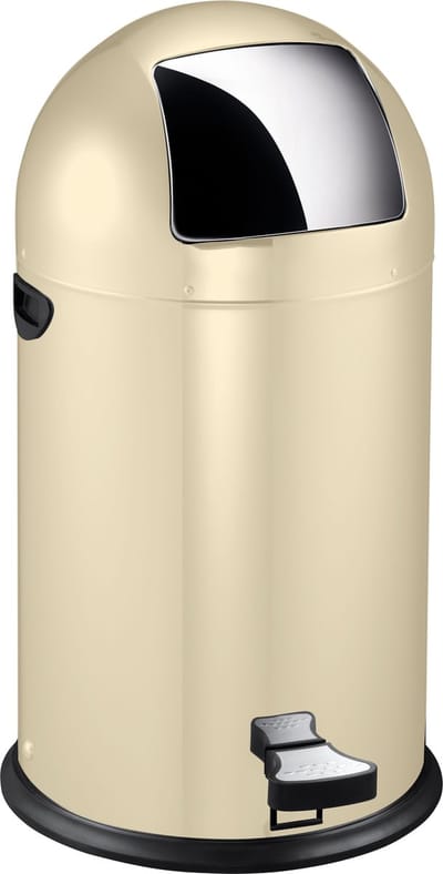EKO - Kickcan 33 liter - Steel - crème - Prullenbak