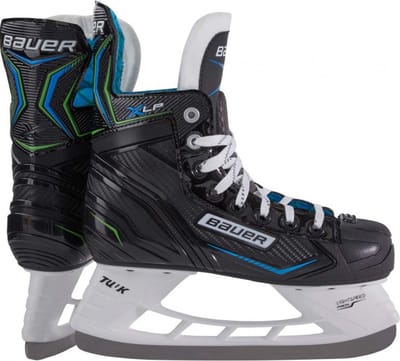 Bauer XLP Ijshockeyschaatsen Zwart/Grijs/Blauw - Maat 46