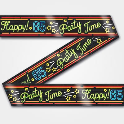 Paperdreams - Neon Party Tape - Happy 65 (12 m)