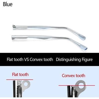 2 stuks Universele Brillenpoot Vervanging Poot Brilmontuur Zonnebril Bril Vervanging Metalen Poot Reparatie Brillenonderdeel white