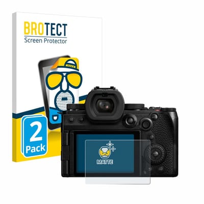 BROTECT - Screenprotector voor Panasonic Lumix DC-S5II - Folie Beschermfolie matte 2 Stuks