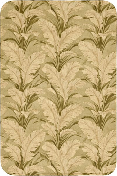 Badmat 60x90 cm - Antislip - Palmbladeren - Klassiek - Groen - Badmatten voor badkamer - Badkamermat - Douchemat - Badkamer mat