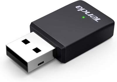 Mini Wi-Fi 6 USB Adapter Dual Band WLAN Stick Plug & Play voor PC Laptop
