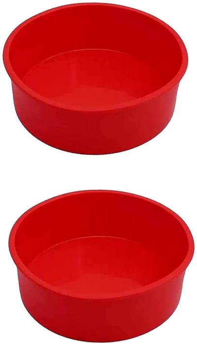 Dailygoods- Cakevormen 15,5 cm - Siliconen Bakvormen - Antiaanbaklaag - Flexibel/Duurzaam - Geschikt voor Magnetron/Oven - Temperatuurbestendig van -30°C tot 200°C - Bakvorm
