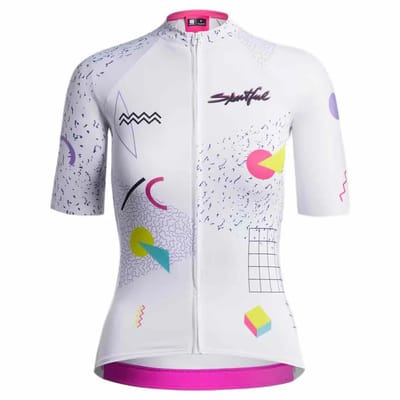 Sportful Heritage Korte Mouw Wielertrui Wit M Vrouw