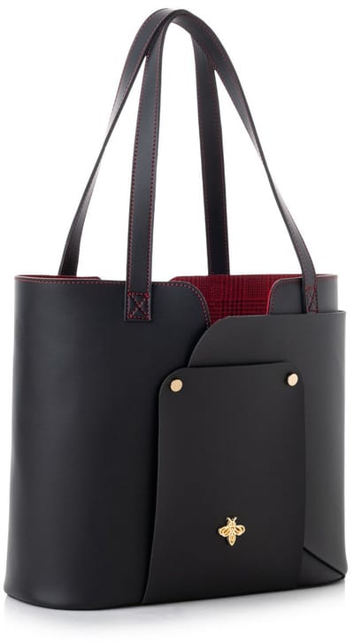 Asir - Tote-tas - Zwart - 30 x 12 x 26 cm