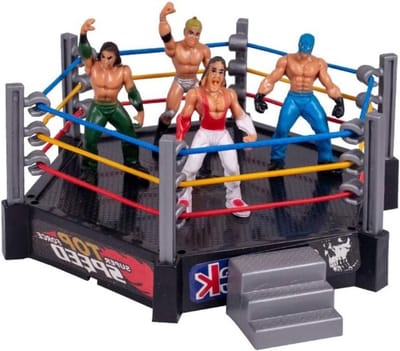 Wrestling Speelgoedset voor Kinderen met Vechtfiguren en Ring - Actiefiguren Speelset voor Jongens en Meisjes, Perfect als Cadeau voor Fans van Worstelen
