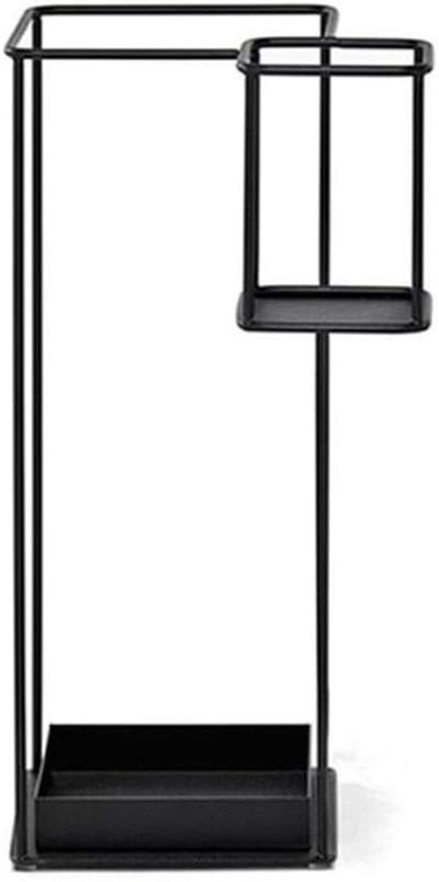 Paraplustandaard - Parapluhouder - Entree Organiseren - Grote Capaciteit - 60 cm Hoog - Zwart