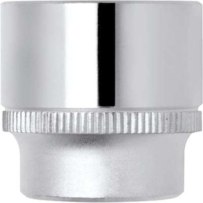 Dopsleutelhouder 1/2 inch - Bit houder - TX Schroeven Draaien - Gripvaste Lengterand - 1/2 inch - Mat Verchroomd