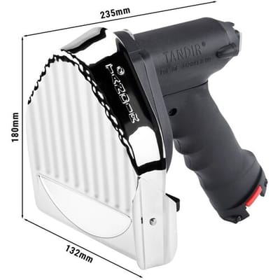 TANDIR® Elektrisch kebabmes II 120 - incl. 2 messen & slijpsteen - zonder tafelvoeding