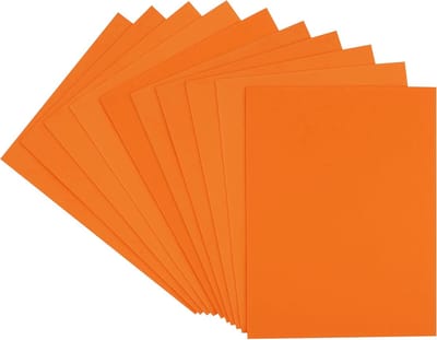 Schuimrubberset - Knutselplaten - Doe-het-zelf projecten - 2 mm dik - 30 x 40 cm - Oranje
