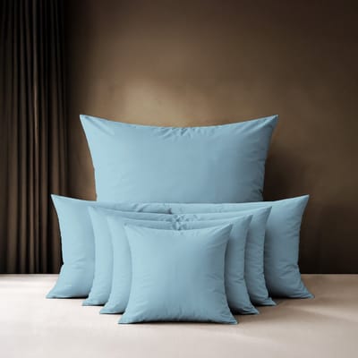 Lavea® VoedingsKussenslop 40x145 cm, 1 stuk – Zijhoezen van 100% katoen, zacht en ademend met YKK-ritssluiting, OEKO-TEX gecertificeerd – Dolfijnblauw