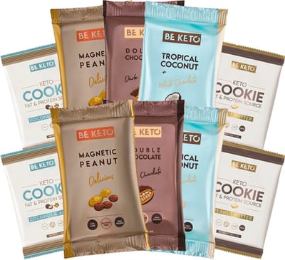 Be Keto | Mix Keto Cookies & Bars | Voordeelpakket | 10 stuks