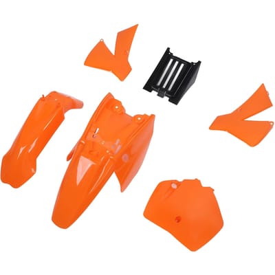 Motor Kuipafdekking Set Oranje Voorwiel Spatbord Spatlap Set voor Senior Avontuur orange