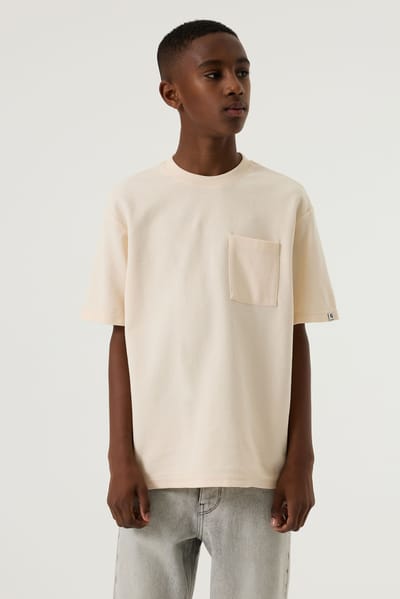 GARCIA Jongens Effen T-shirt Bruin Korte mouw