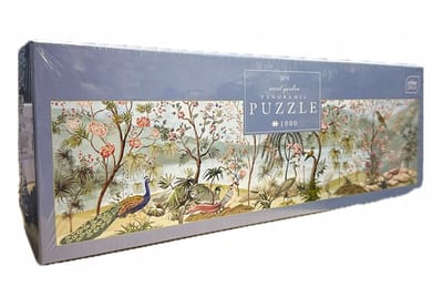 PUZZLE - 1000 STUKJES - Interdruk Secret Garden Panoramische Puzzel - GERONIMO GAMES