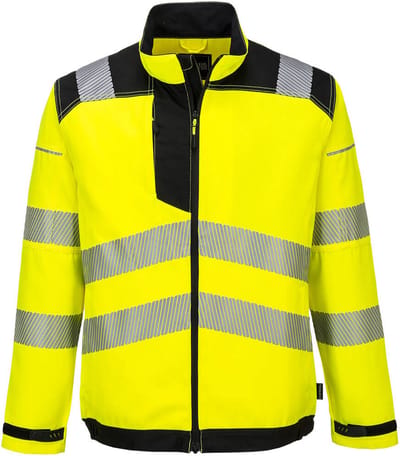 T500 - PW3 Hi-Vis Werkjack Geel/zwart maat 2XL