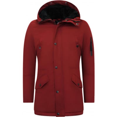 Parka Heren Winter - 7065 - Rood