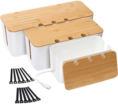 CLVP® Kabelbox - Stekkerdoos voor Snoeren Wegwerken - Kabel Organiser