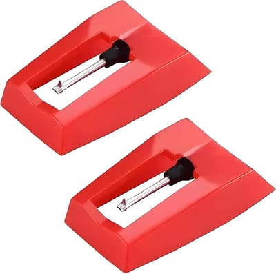 Vervangnaalden voor Universele Platenspelers - 2 Stuks - Geschikt voor Vinyl Platen en Audio Apparatuur
