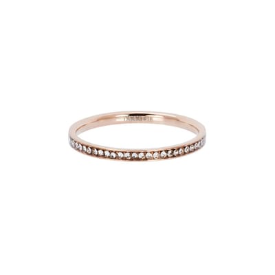 Fame-Zirconia Crystal-Rosé goudkleurig-Dames Ring