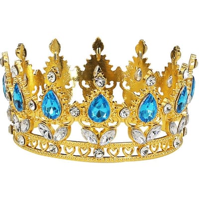 Vintage Barok Koningin Koning Bruid Tiara Kroon Voor Vrouwen Hoofddeksel Gala Bruids Bruiloft Tiara's en Kronen Haar Sieraden Accessoires multi
