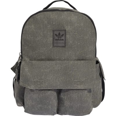 Adidas Washed Backpack Tassen Unisex - Zwart - One Size - Katoen