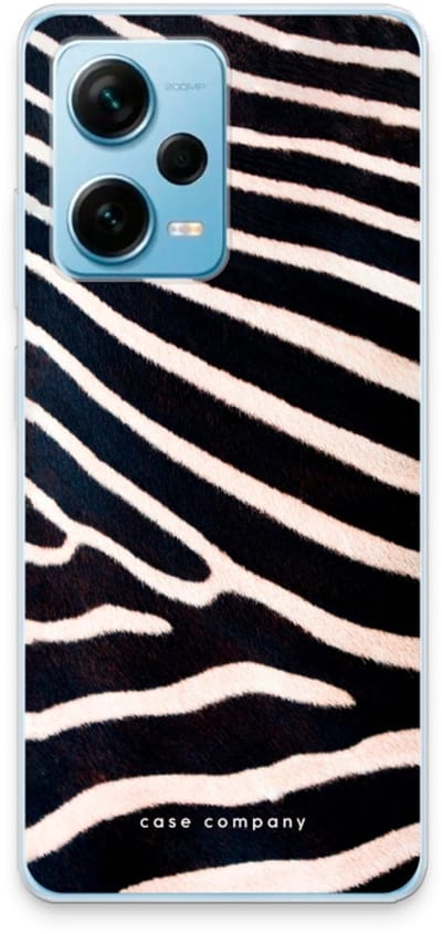 Case Company® - Hoesje geschikt voor Xiaomi Redmi Note 12 Pro Plus hoesje - Zebra - Soft Cover Telefoonhoesje - Bescherming aan alle Kanten en Schermrand