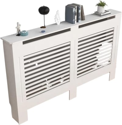 Radiatorbekleding Kastplank - Radiatorombouw - Woonkamer Decoratie - Eenvoudige Installatie - XL Maat - Wit