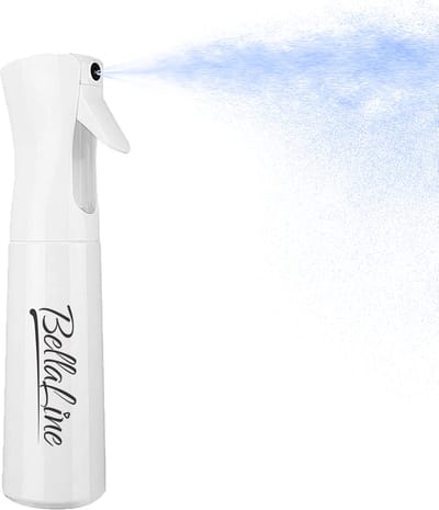 BellaLine Plantenspuit 300ml – Waterverstuiver – Spray Bottle – Haarvernevelaar – Ultra Fijne Mist – Sprayfles voor Haar, Kapper & Planten