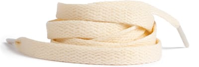 GBG Sneaker Veters 140CM - Off-White - Sail - Creme - Gebroken Wit - Schoenveters - Laces - Platte Veter - o.a. geschikt voor Asics, New Balance, Nike