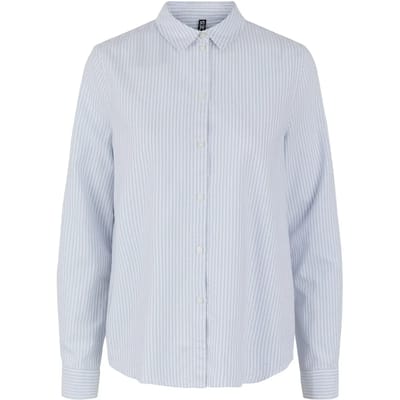PIECES - PCIRENA LS OXFORD SHIRT WVN NOOS - Dames - Blouses